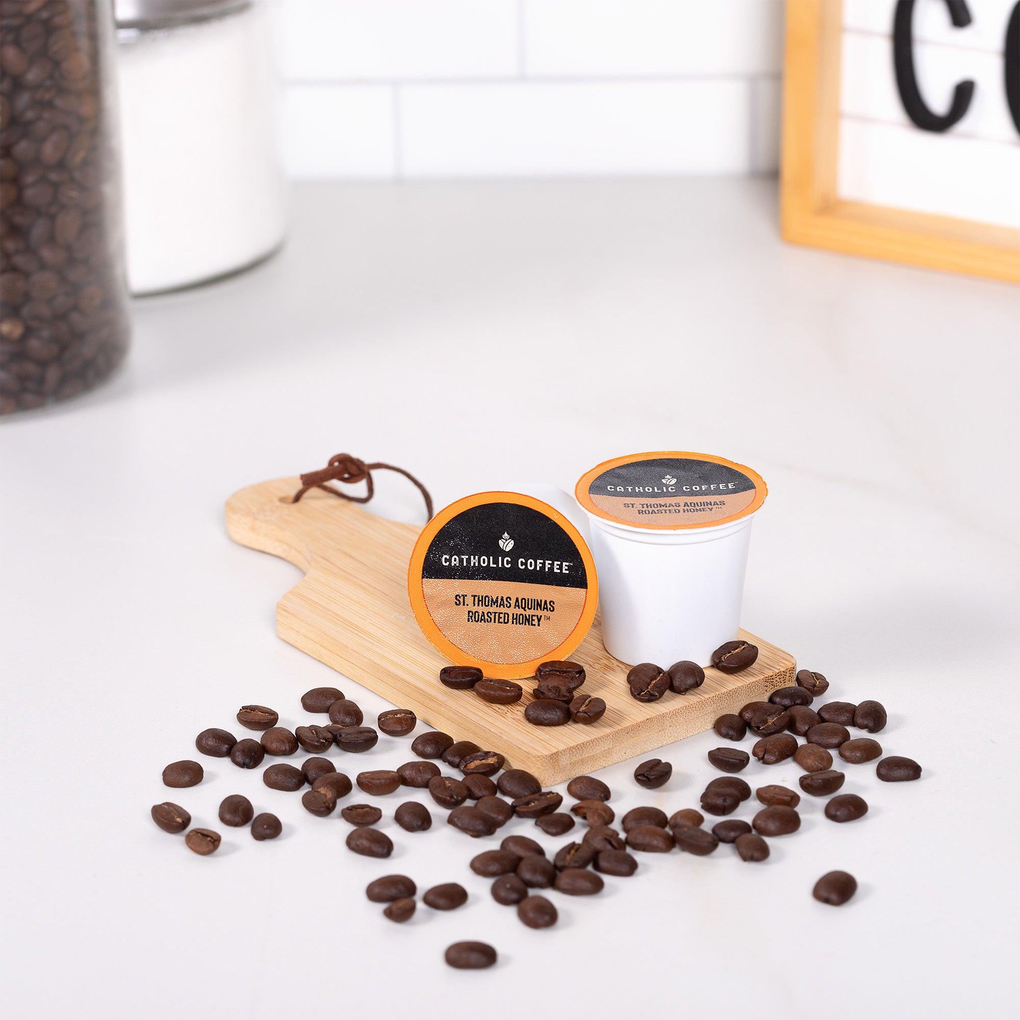 St. Thomas Aquinas Honey Blend 12 K-Cup Box