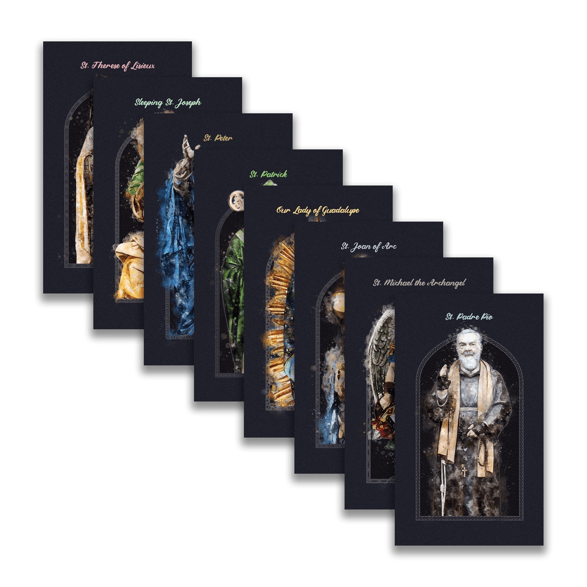 Assorted Saints Prayer Cards