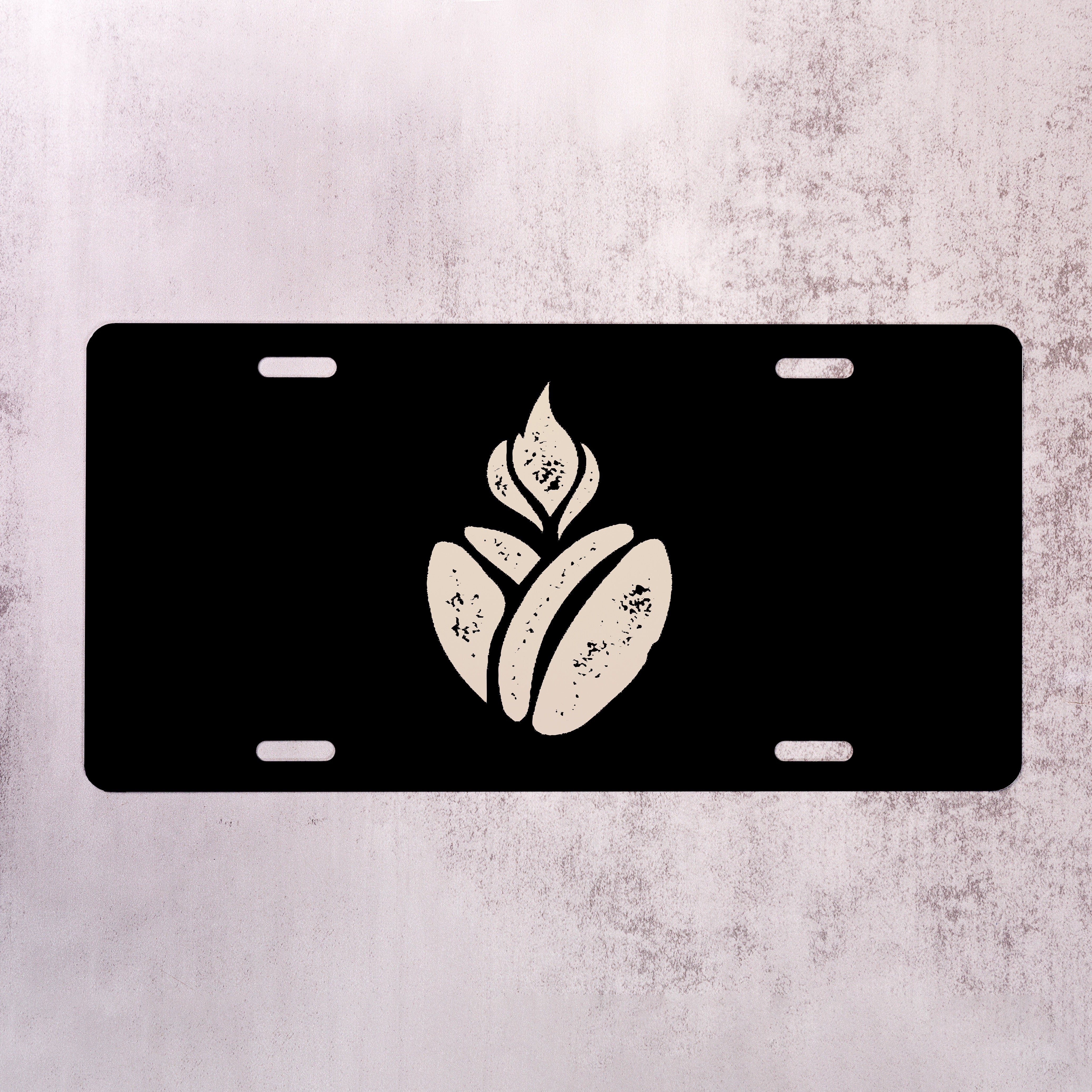 Catholic Coffee Logo License Plate