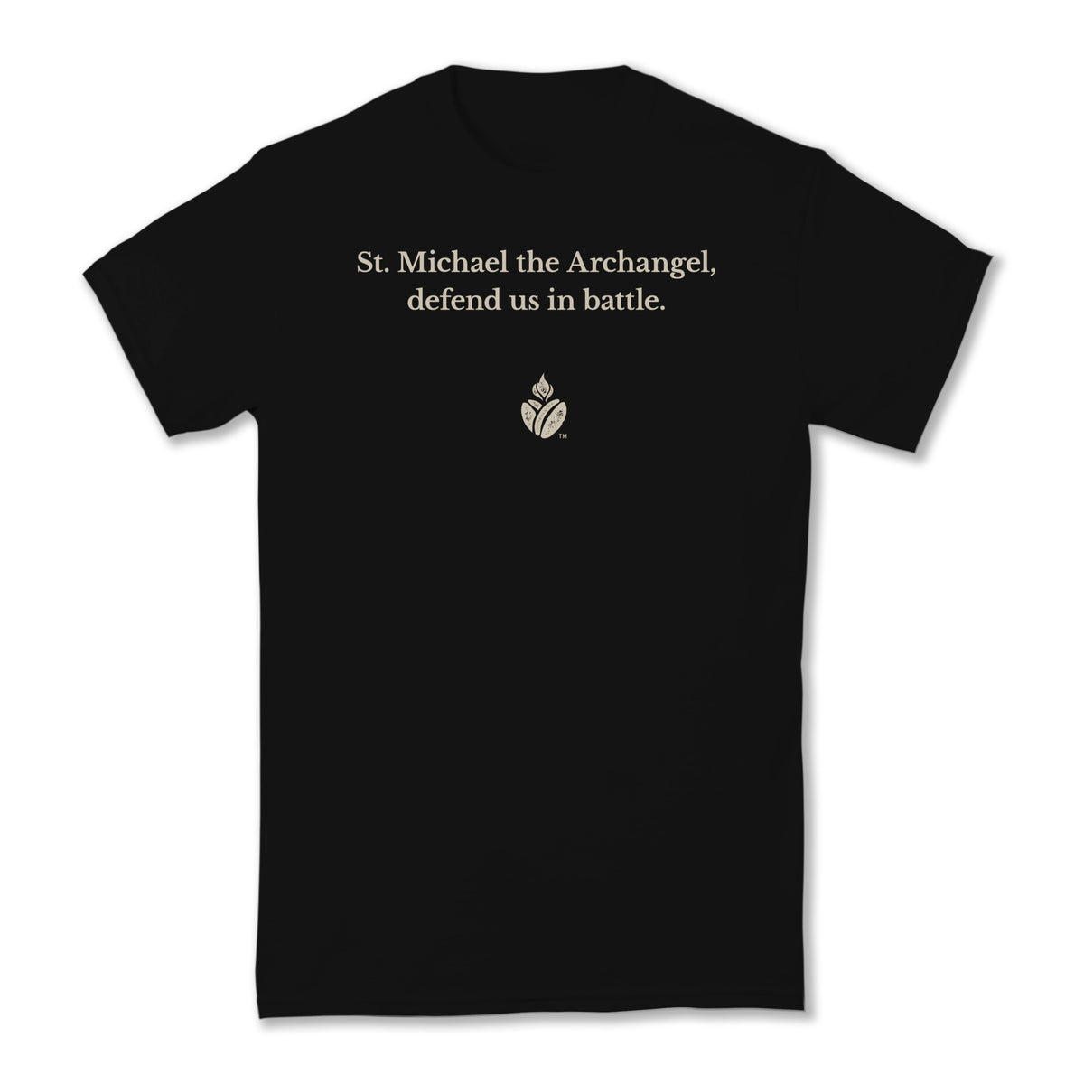 St. Michael Quote T-Shirt | Catholic Coffee®