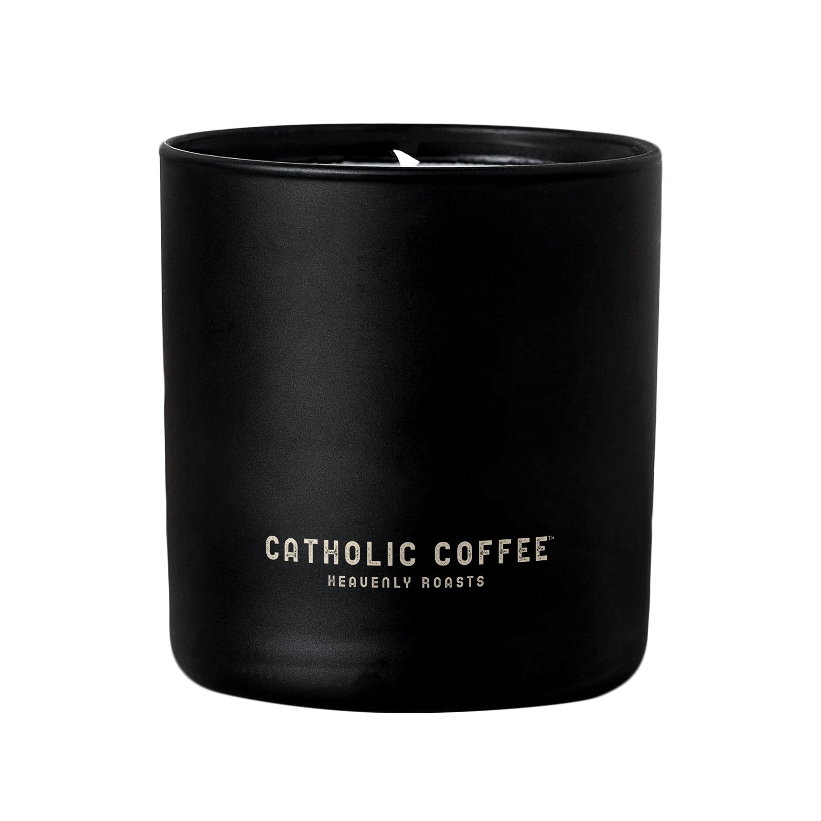 Lavender & Amber Catholic Coffee Logo Candle