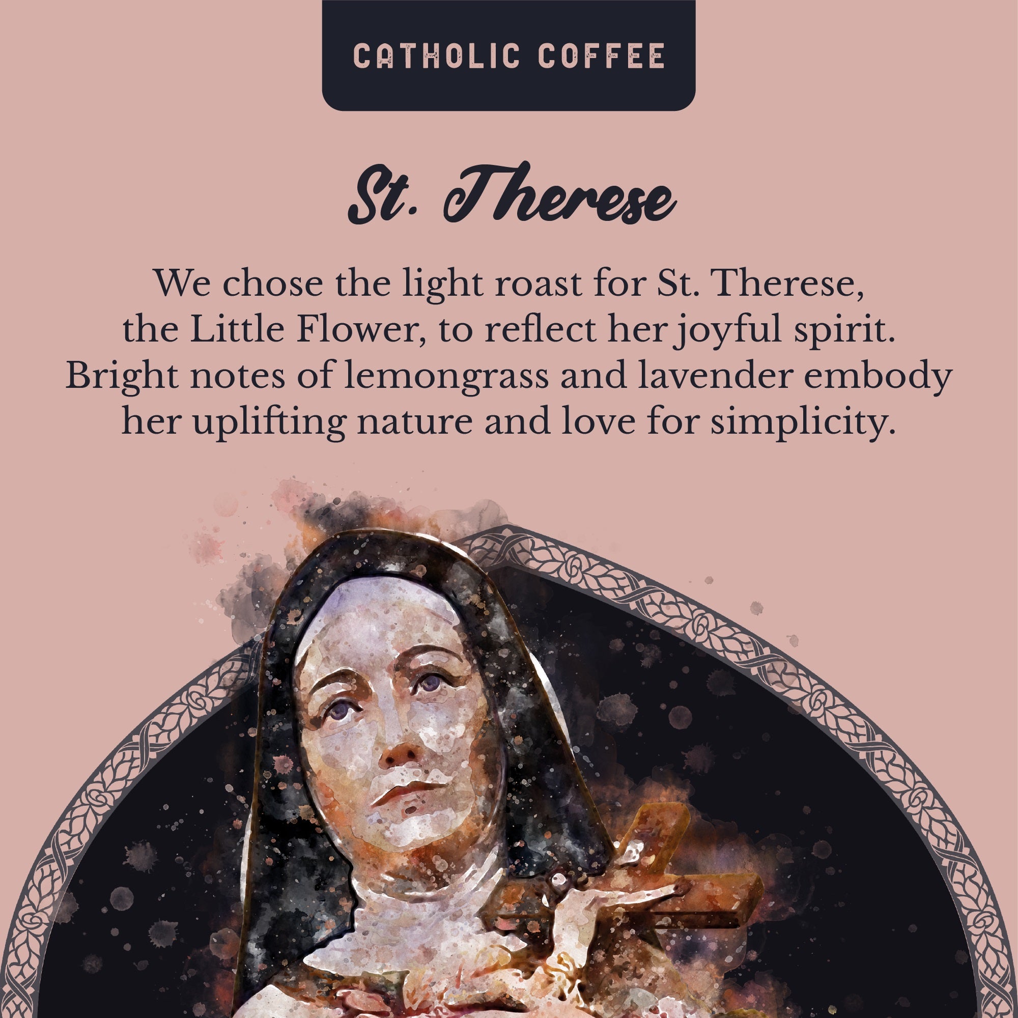 St. Therese of Lisieux Light Roast | Catholic Coffee®