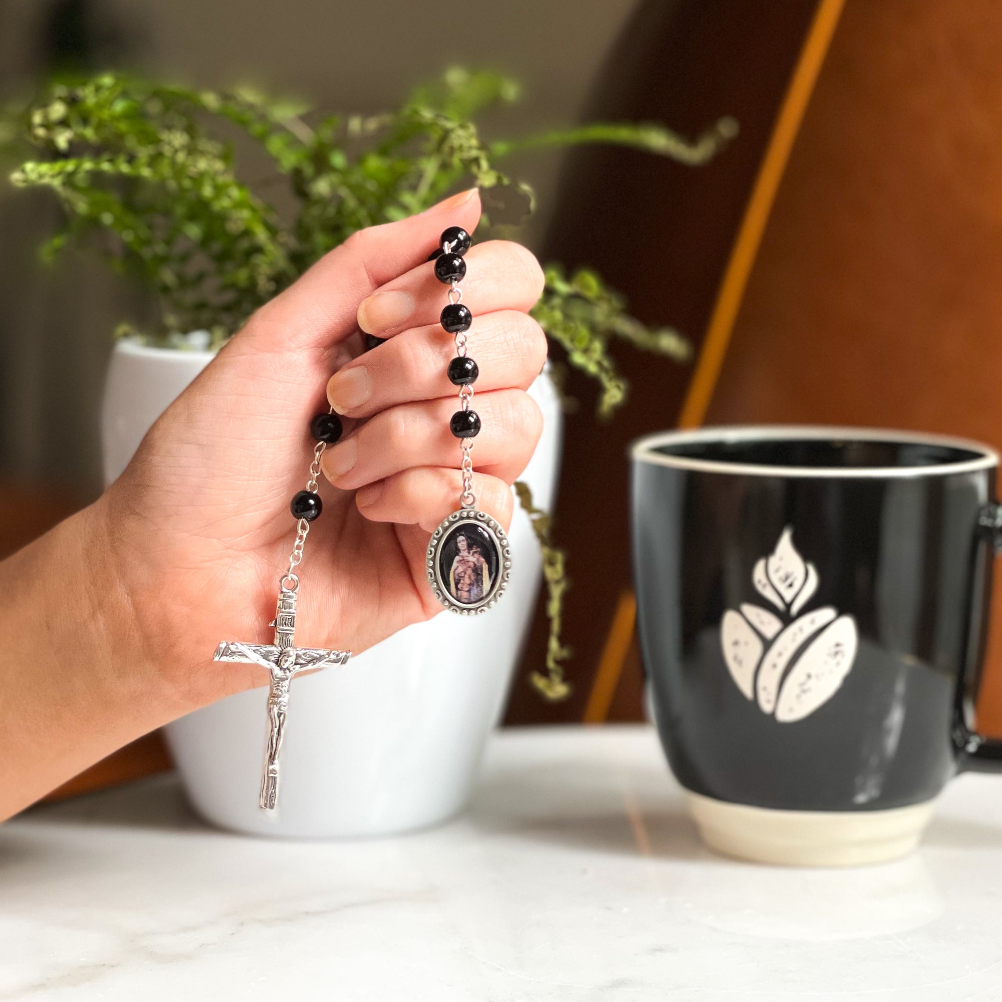 St. Therese of Lisieux Rosary Tenner