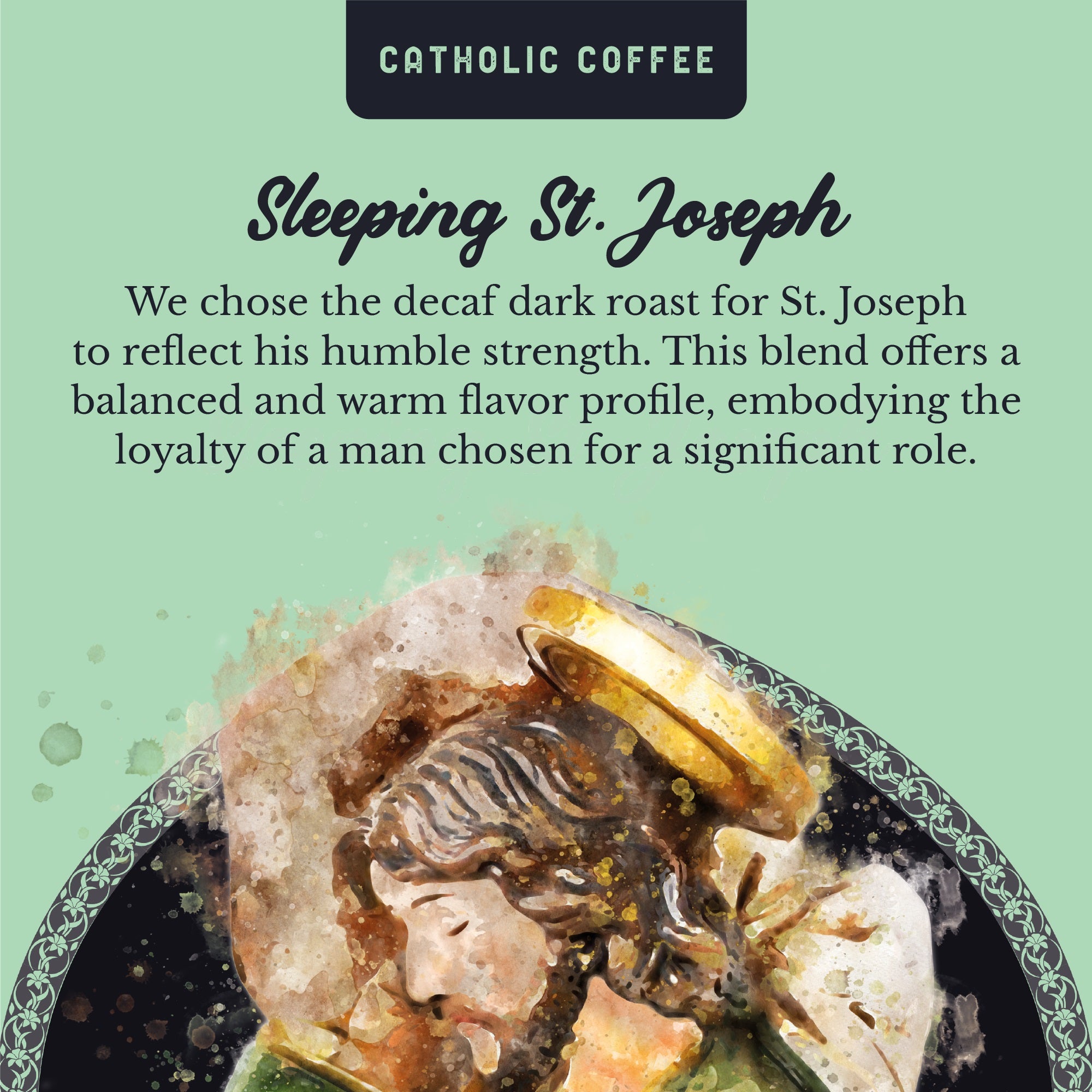 Sleeping St. Joseph Decaf | Catholic Coffee®
