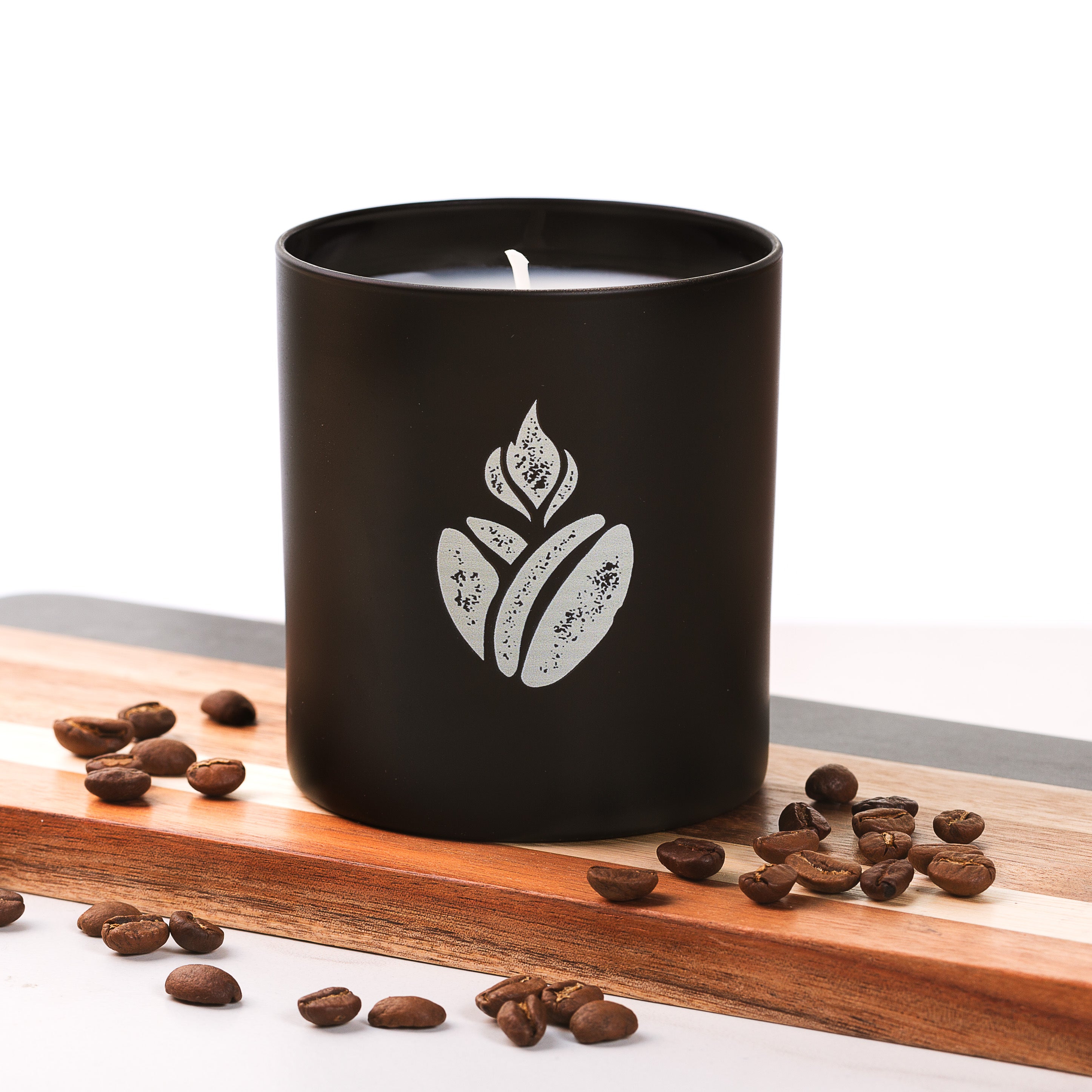Lavender & Amber Catholic Coffee Logo Candle