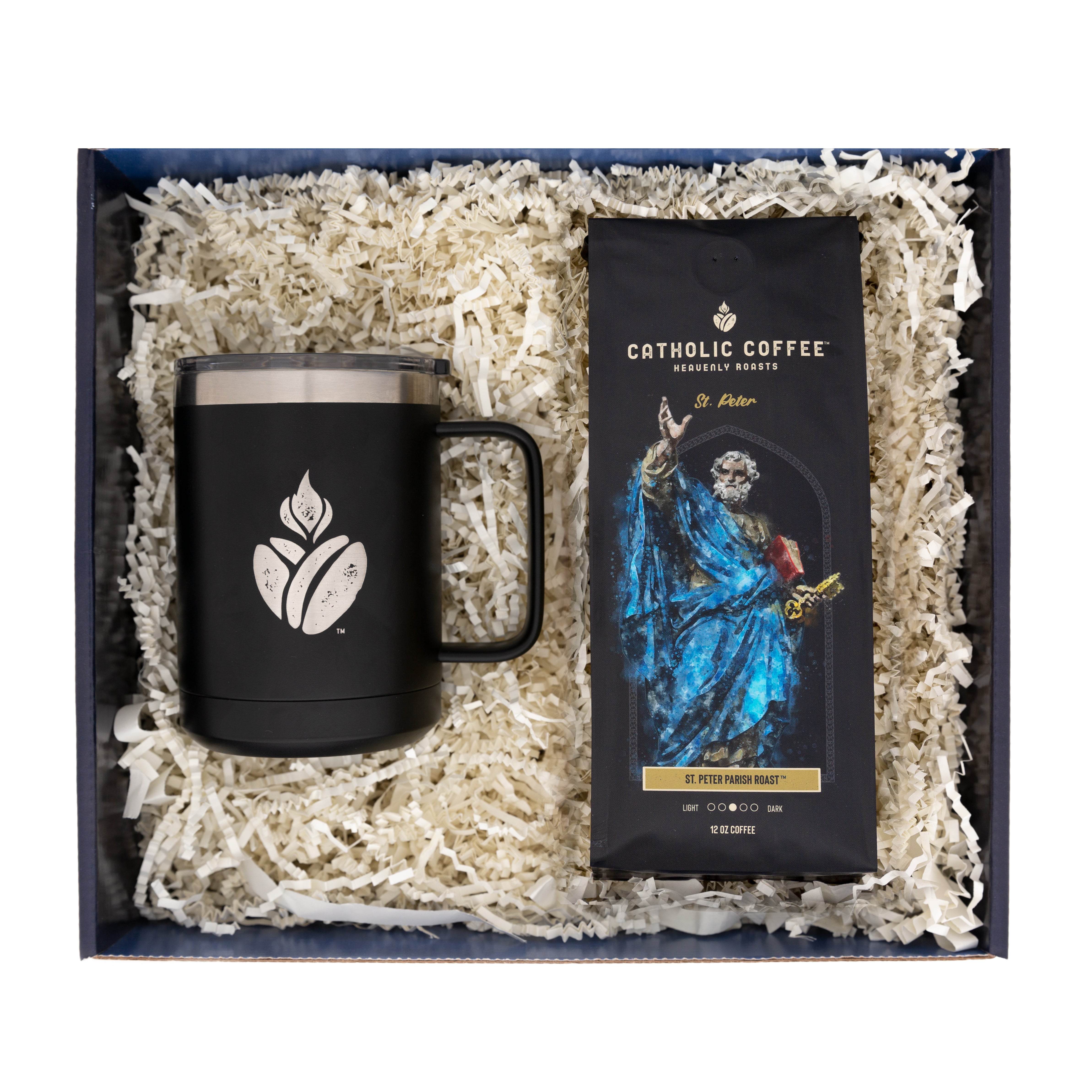 St. Peter Medium Roast Coffee & Travel Mug Gift Set - Ground