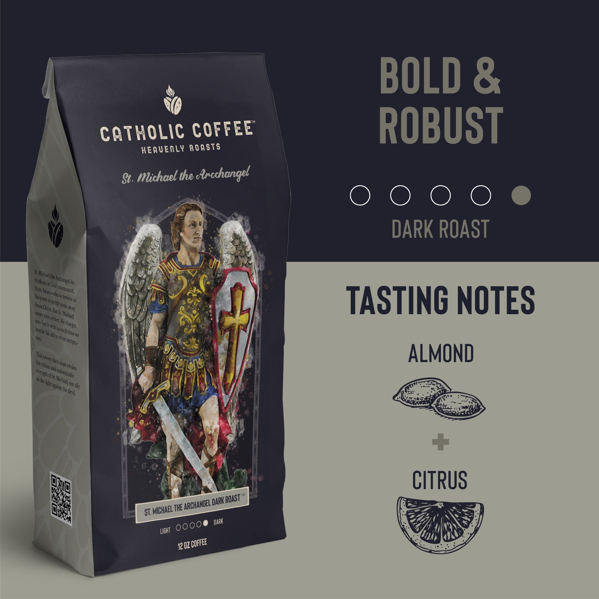 St. Michael Dark Roast | Catholic Coffee®