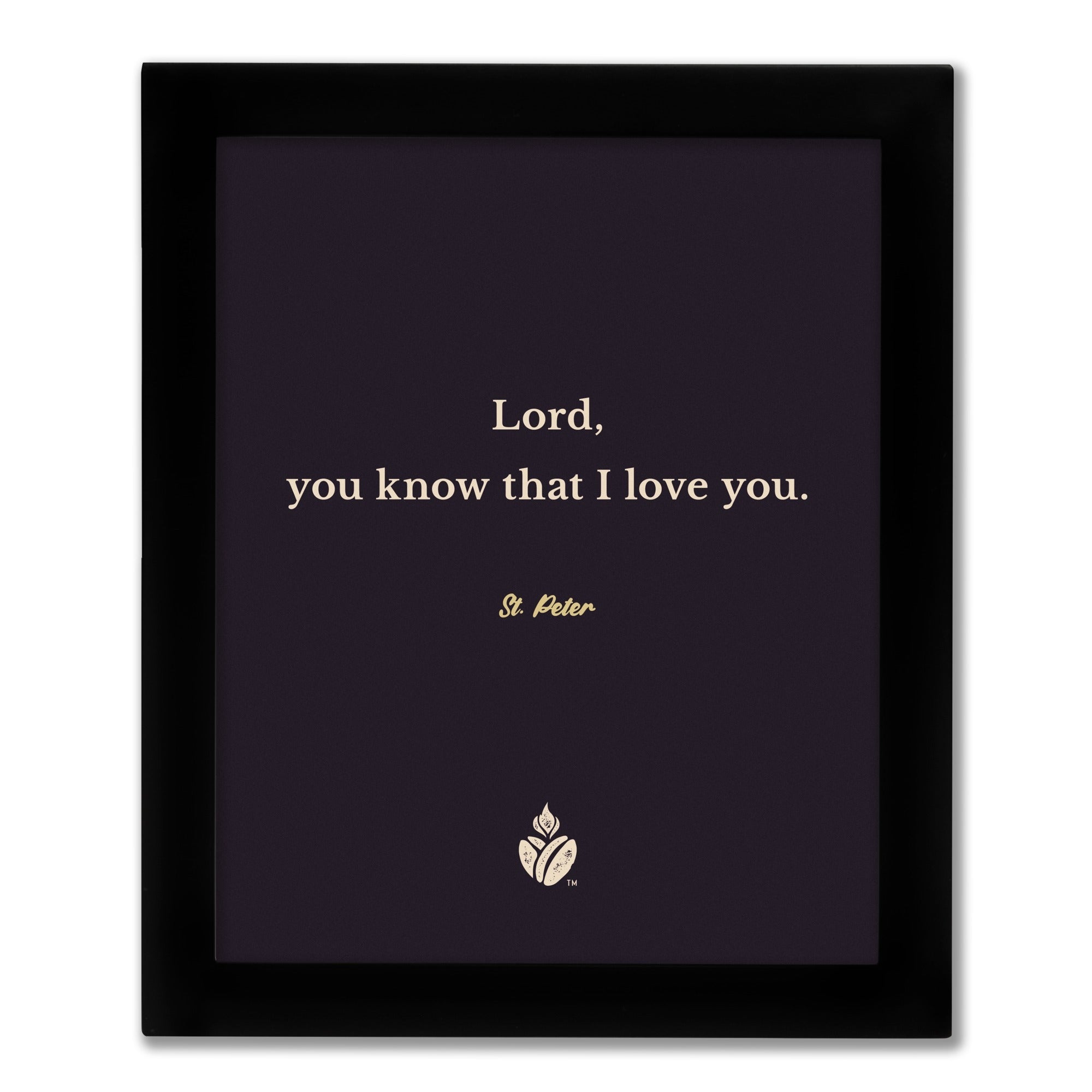 St. Peter Quote Framed Print