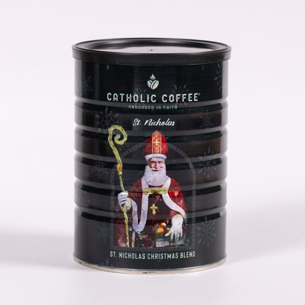 St. Nicholas Christmas Blend Coffee in Limited Edition Can