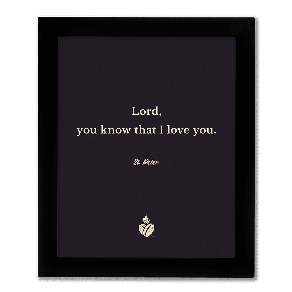St. Peter Quote Framed Print
