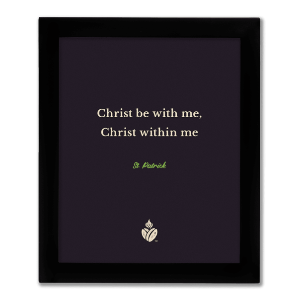 St. Patrick Quote Framed Print