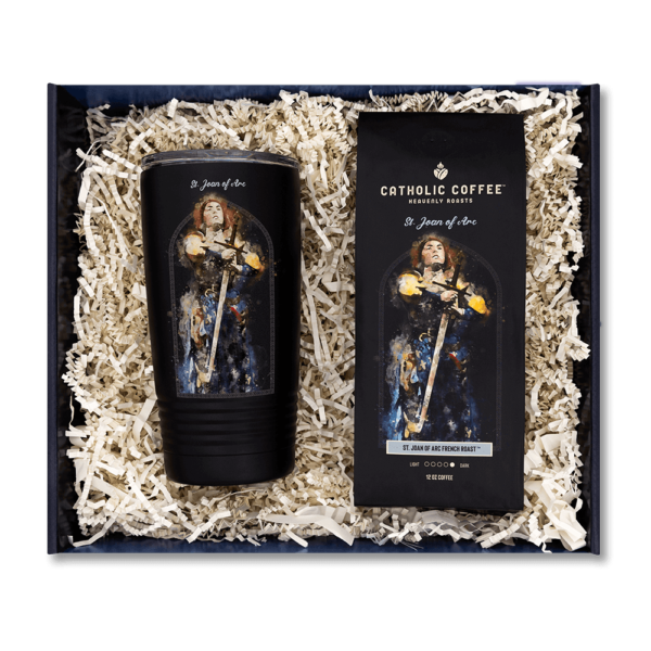 St. Joan of Arc French Blend and Tumbler Gift Set
