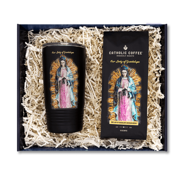 Our Lady of Guadalupe Mexican Roast and Tumbler Gift Set