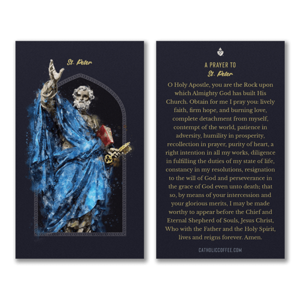 St. Peter Prayer Cards – Pack of 3